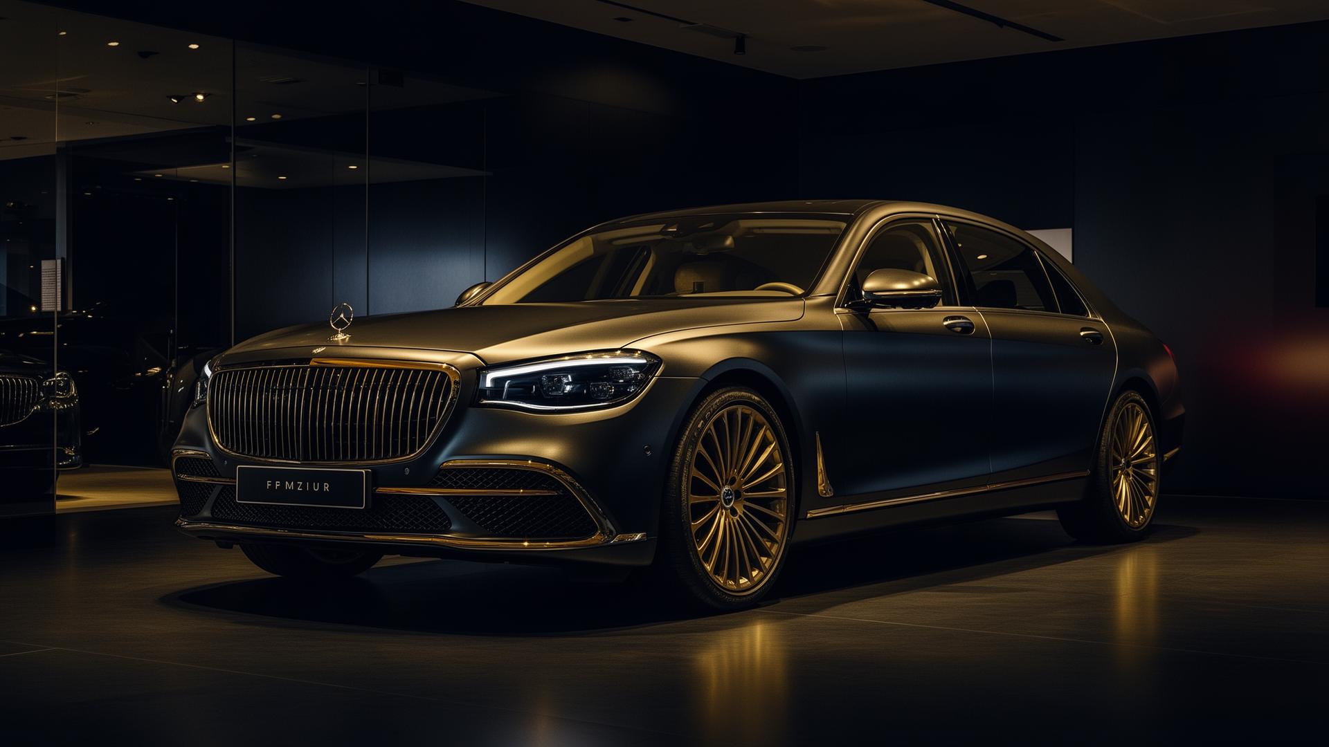 Autoturism premium în showroom